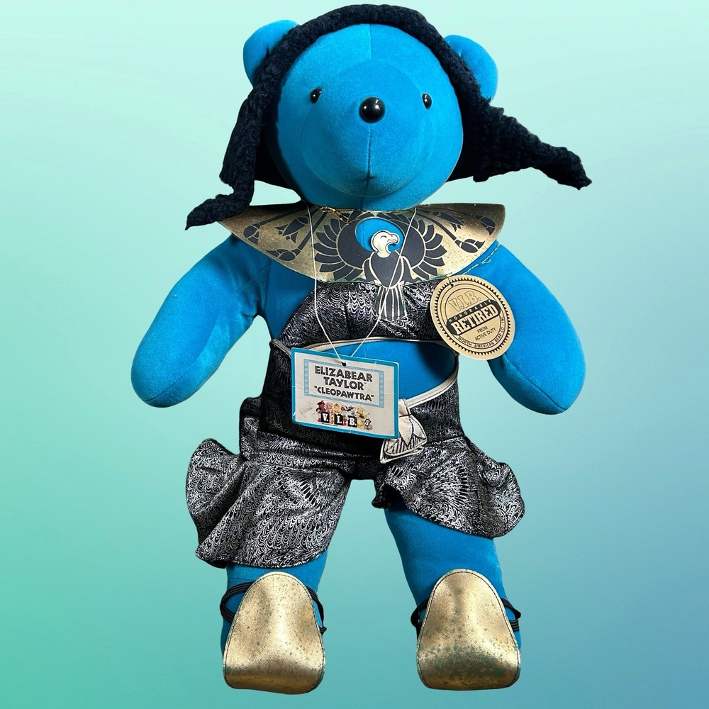 North American Bear Co Elizabear Taylor Cleopawtra VIB OS Blue